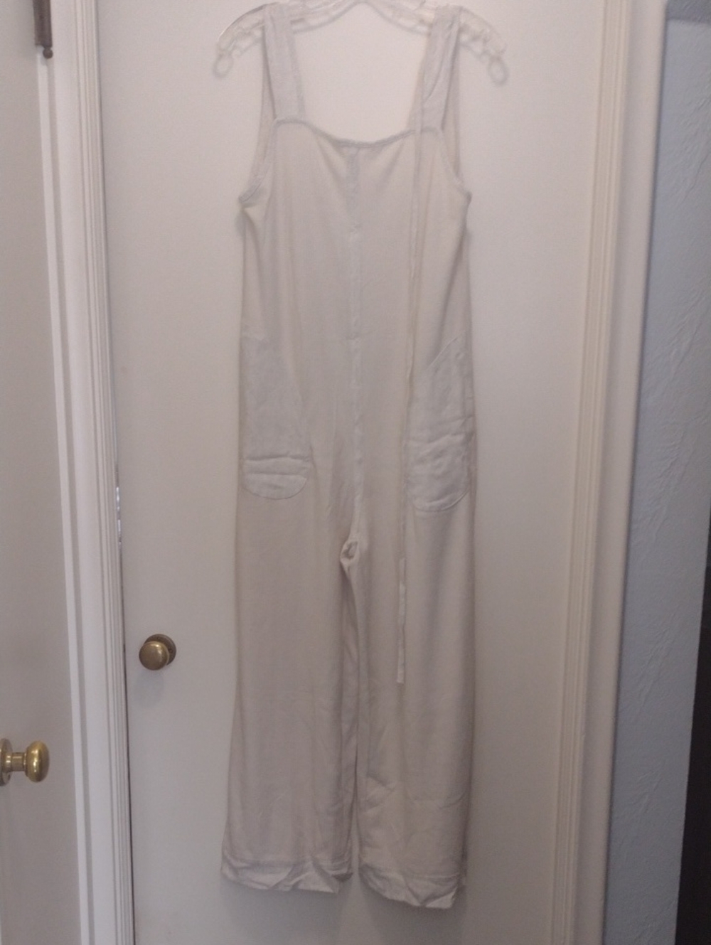 Wiholl Women’s Cream Jumpsuit (J1173)
